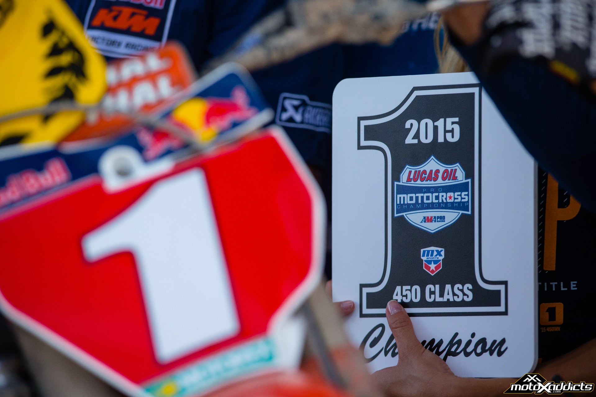 Ryan Dungey will have the #1 in both 450SX and 450MX in '16. Photo by: Hoppenworld
